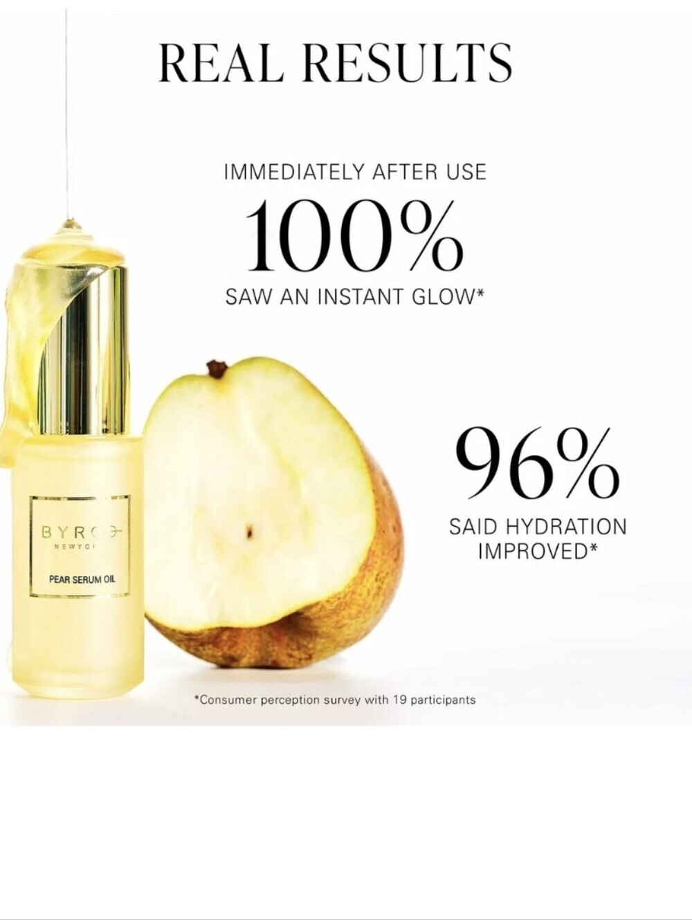 CLEARANCE! BYROE Pear Serum Oil, 20ml, NIB - Picture 3 of 6